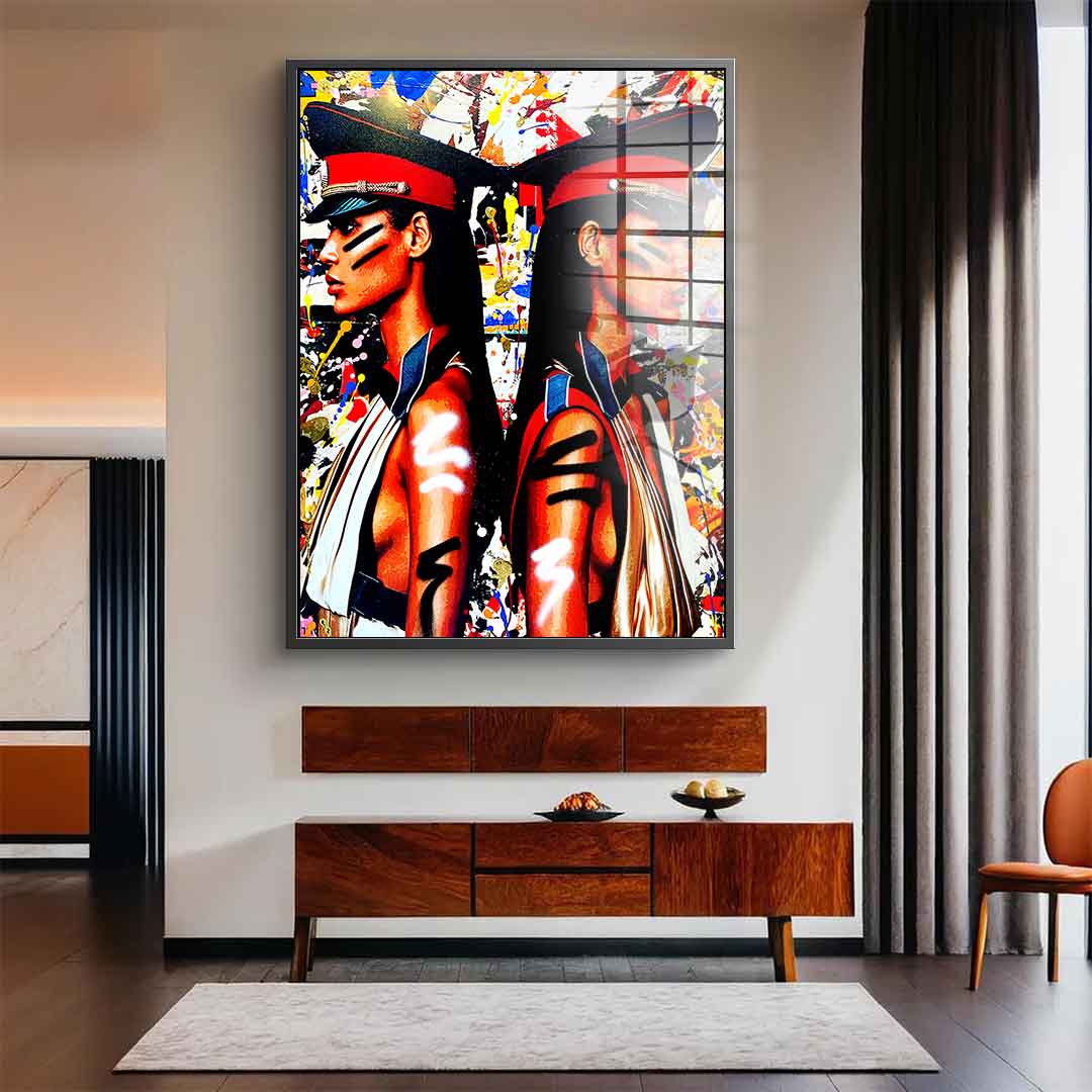 My Twin that i love - acrylic glass