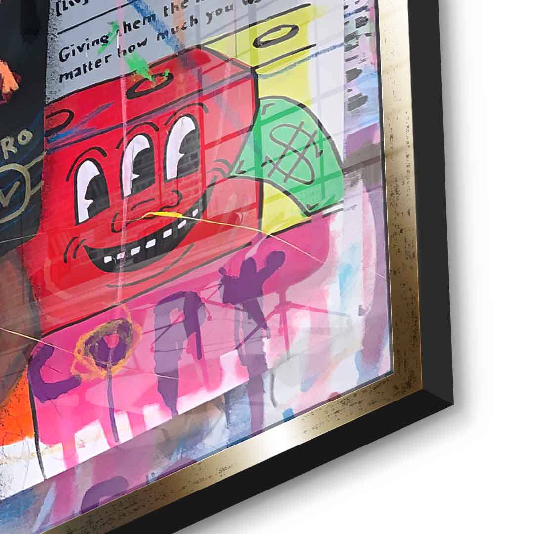 Making money is an art - Acrylglas