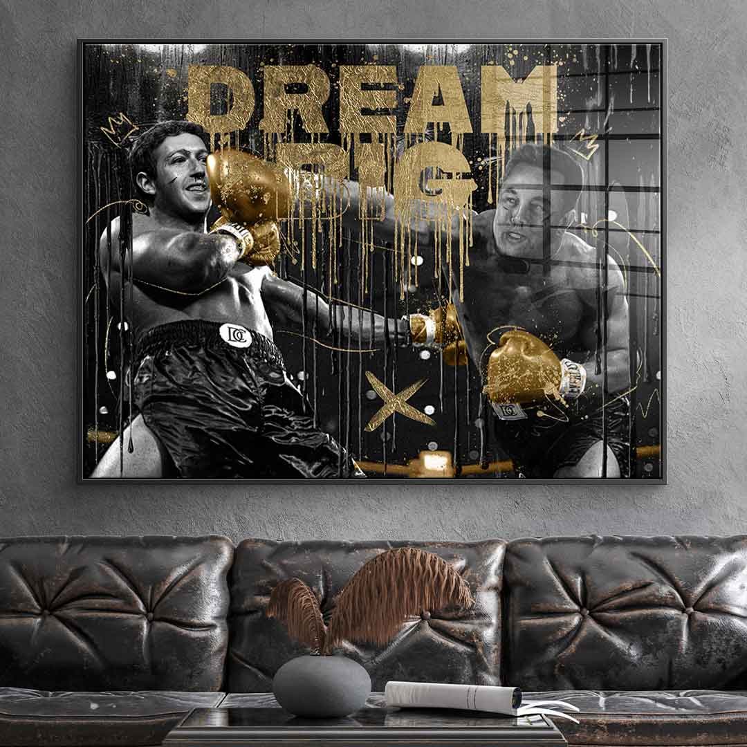 Billionaire Fight - acrylic glass