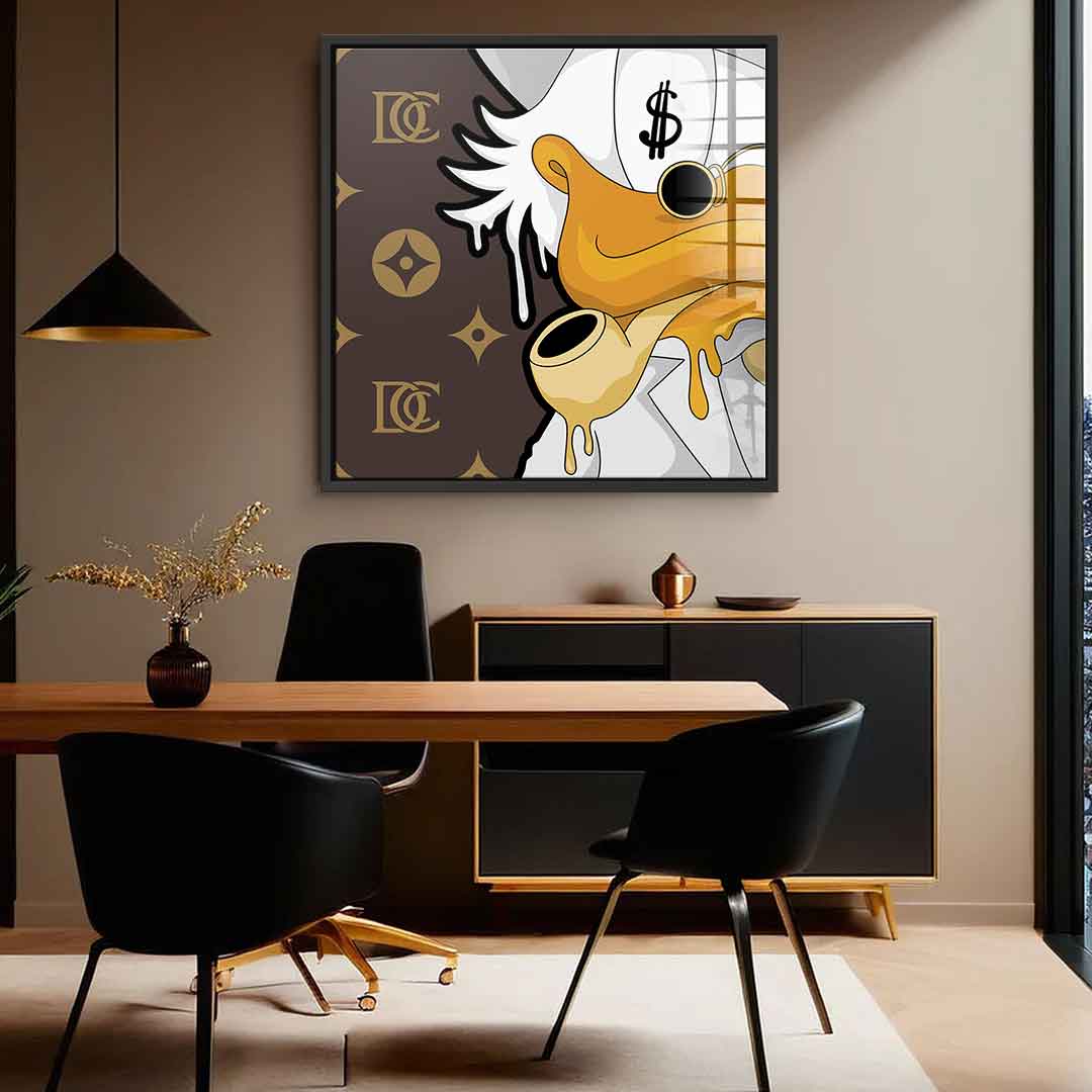 Melting Dagobert - square edition - acrylic glass