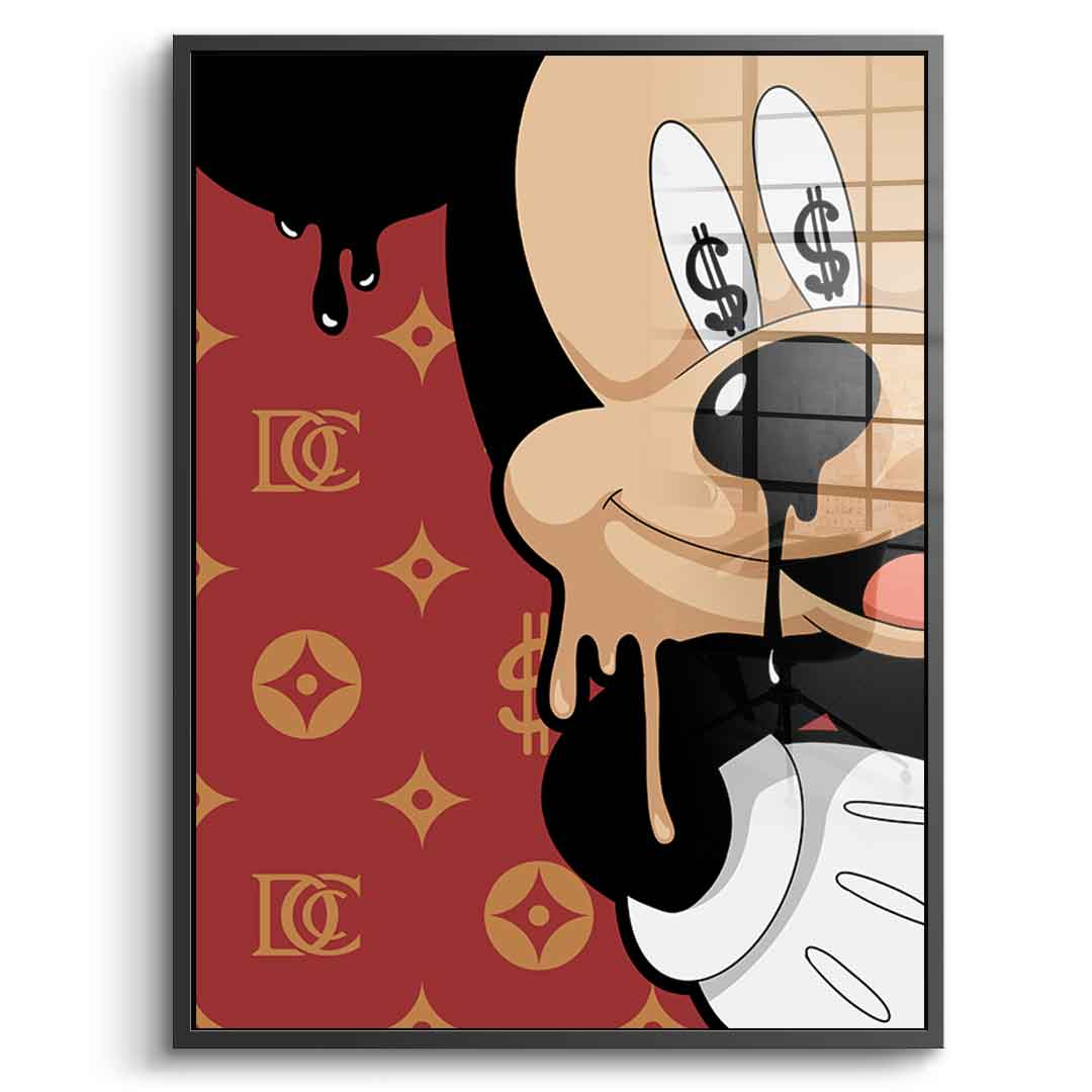 Melting Mickey - Acrylglas