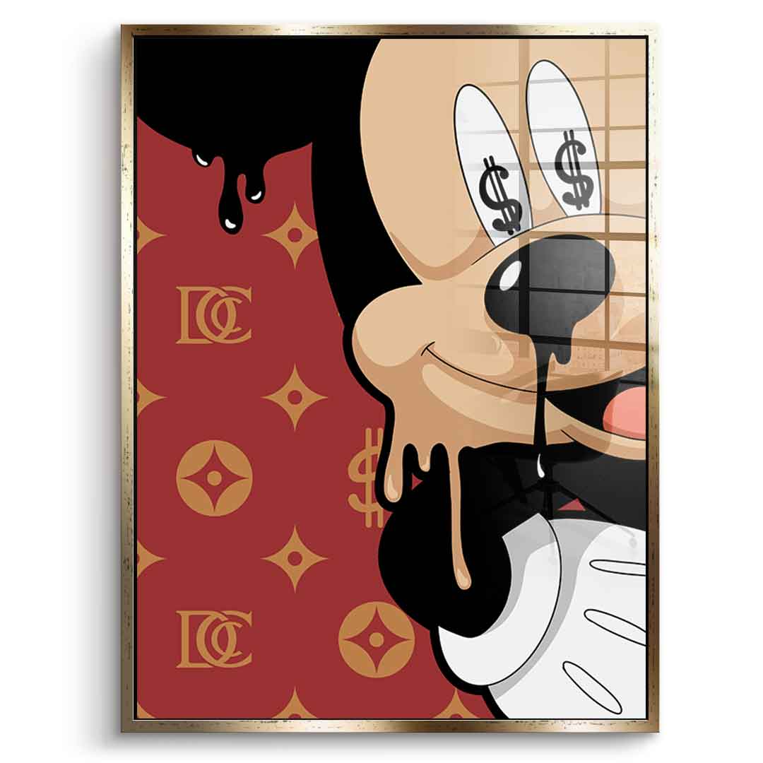 Melting Mickey - Acrylglas