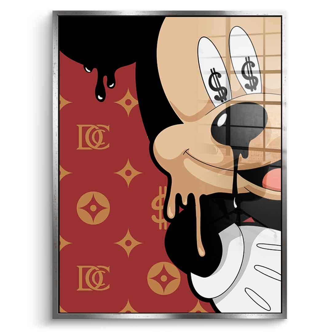 Melting Mickey - Acrylglas