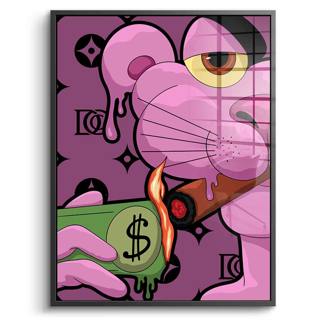 Melting Panther - Acrylglas
