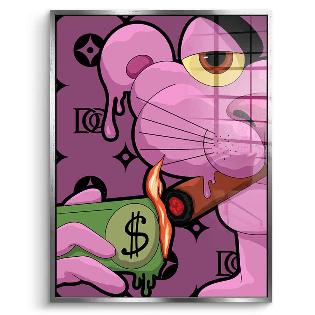 Melting Panther - Acrylglas