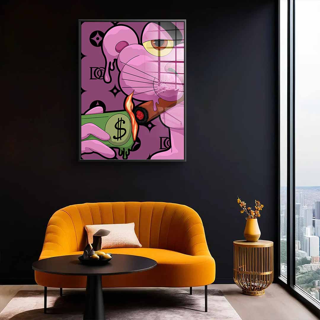 Melting Panther - Acrylglas