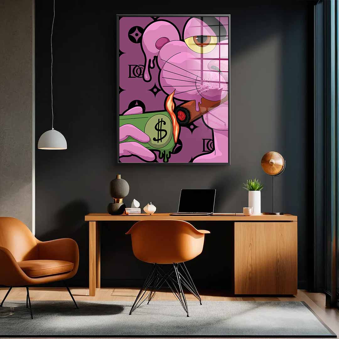 Melting Panther - Acrylglas