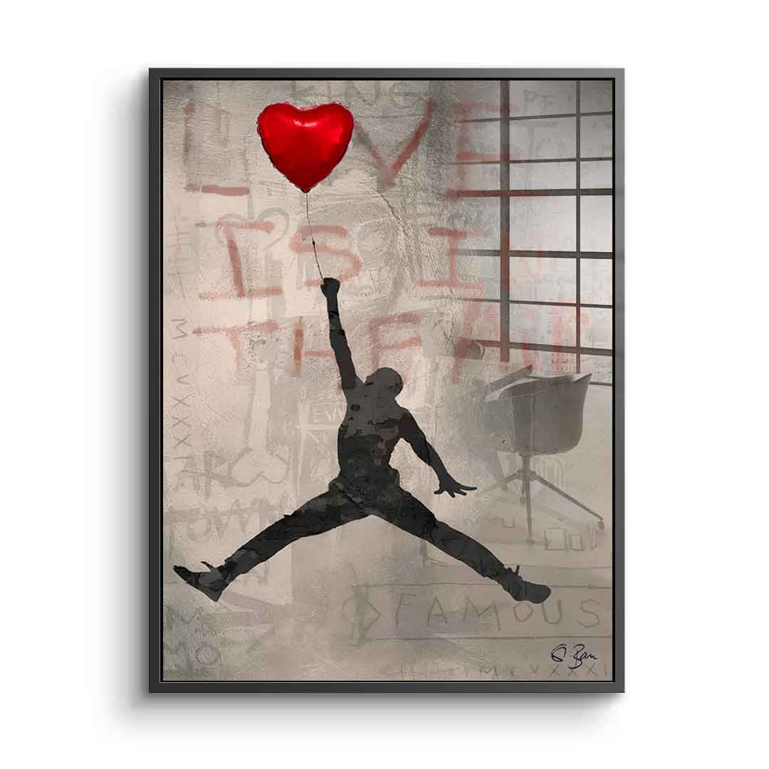 Sneaker Love - Acrylglas