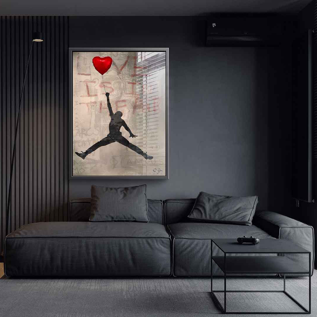 Sneaker Love - Acrylglas