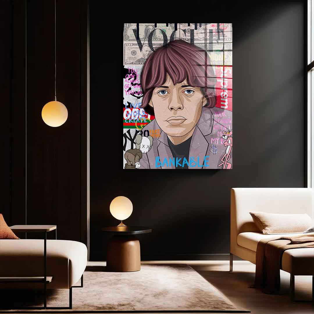 Mick Jagger - Acrylglas