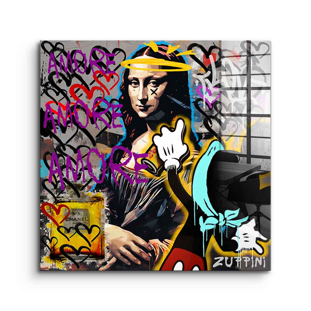 Comic Maus & Mona - Acrylglas