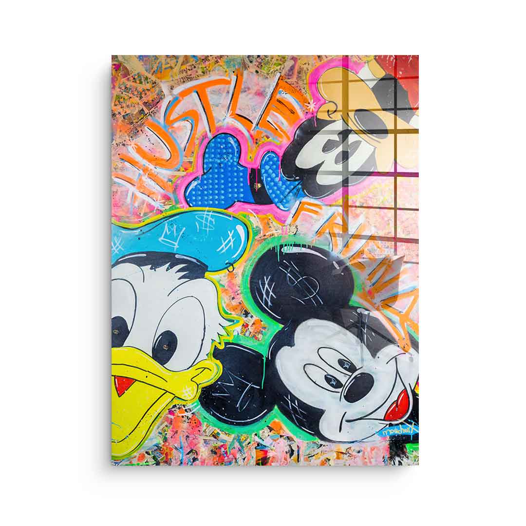 Hustle Friends - Acrylglas