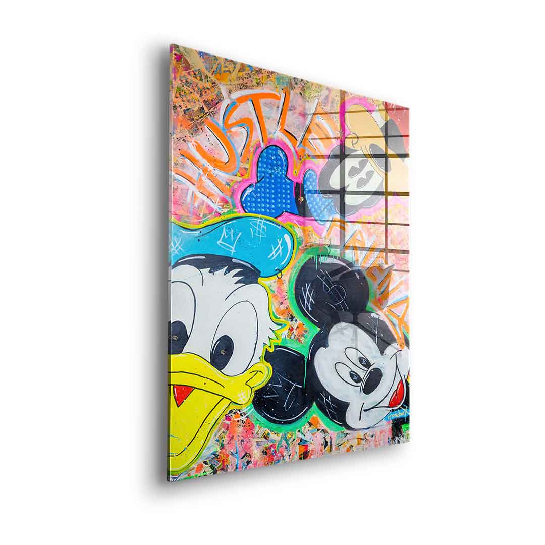 Hustle friends - acrylic glass