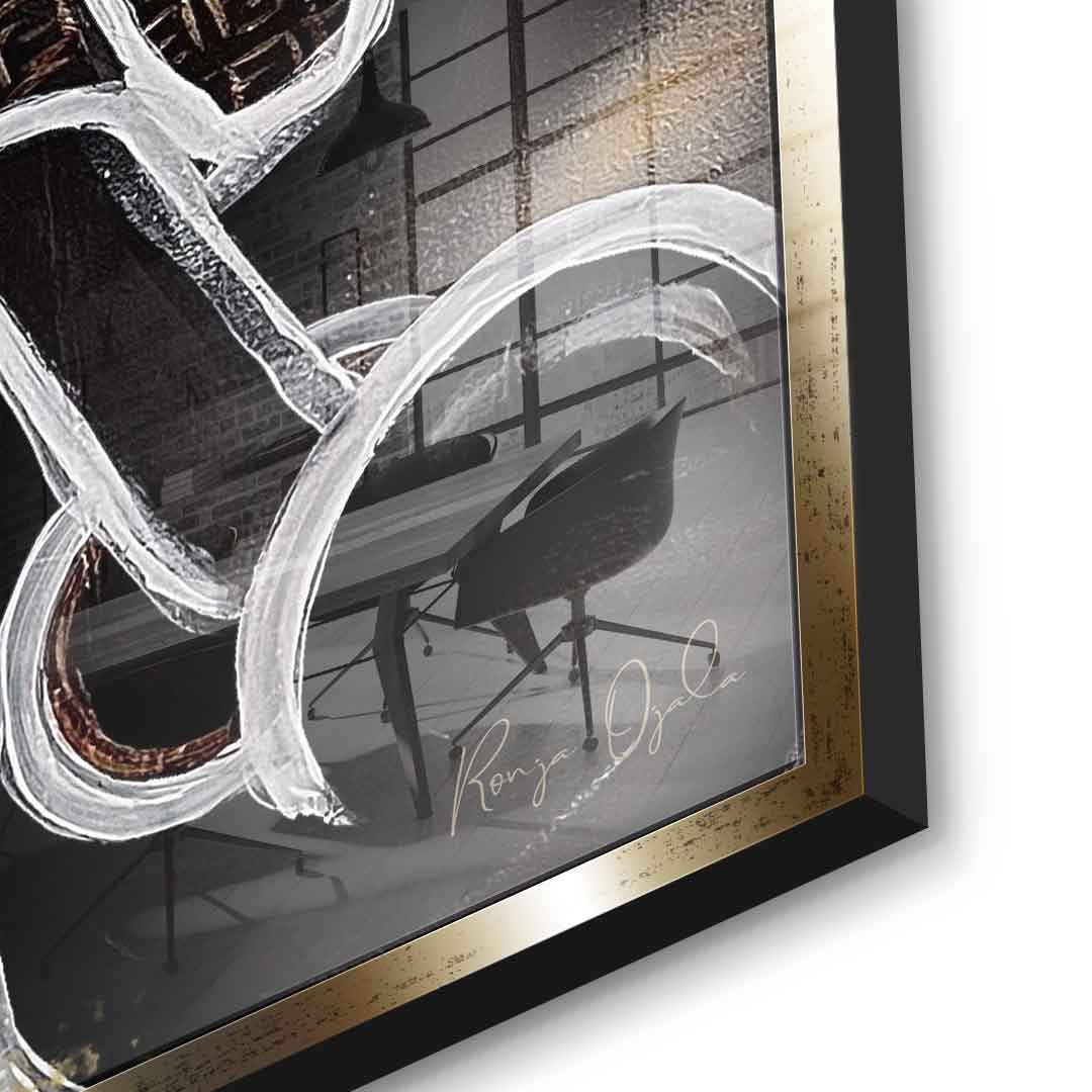Gold Walk - Acrylic glass