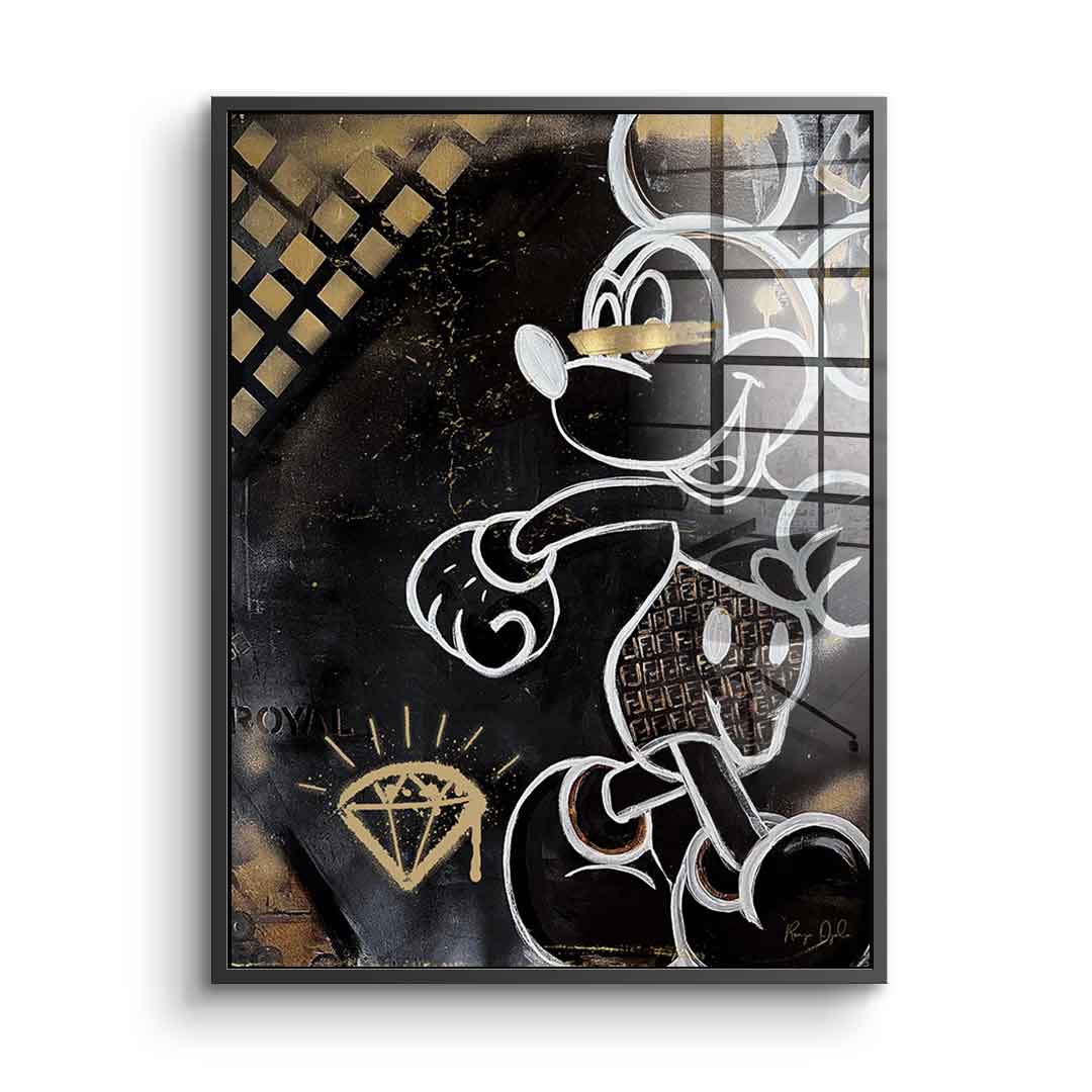 Gold Walk - Acrylic glass