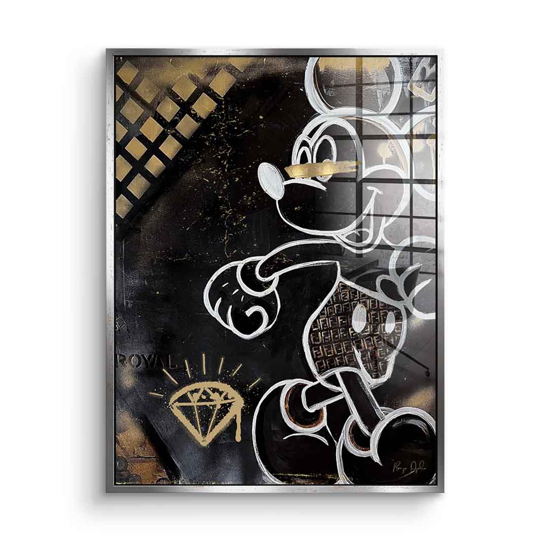 Gold Walk - Acrylic glass