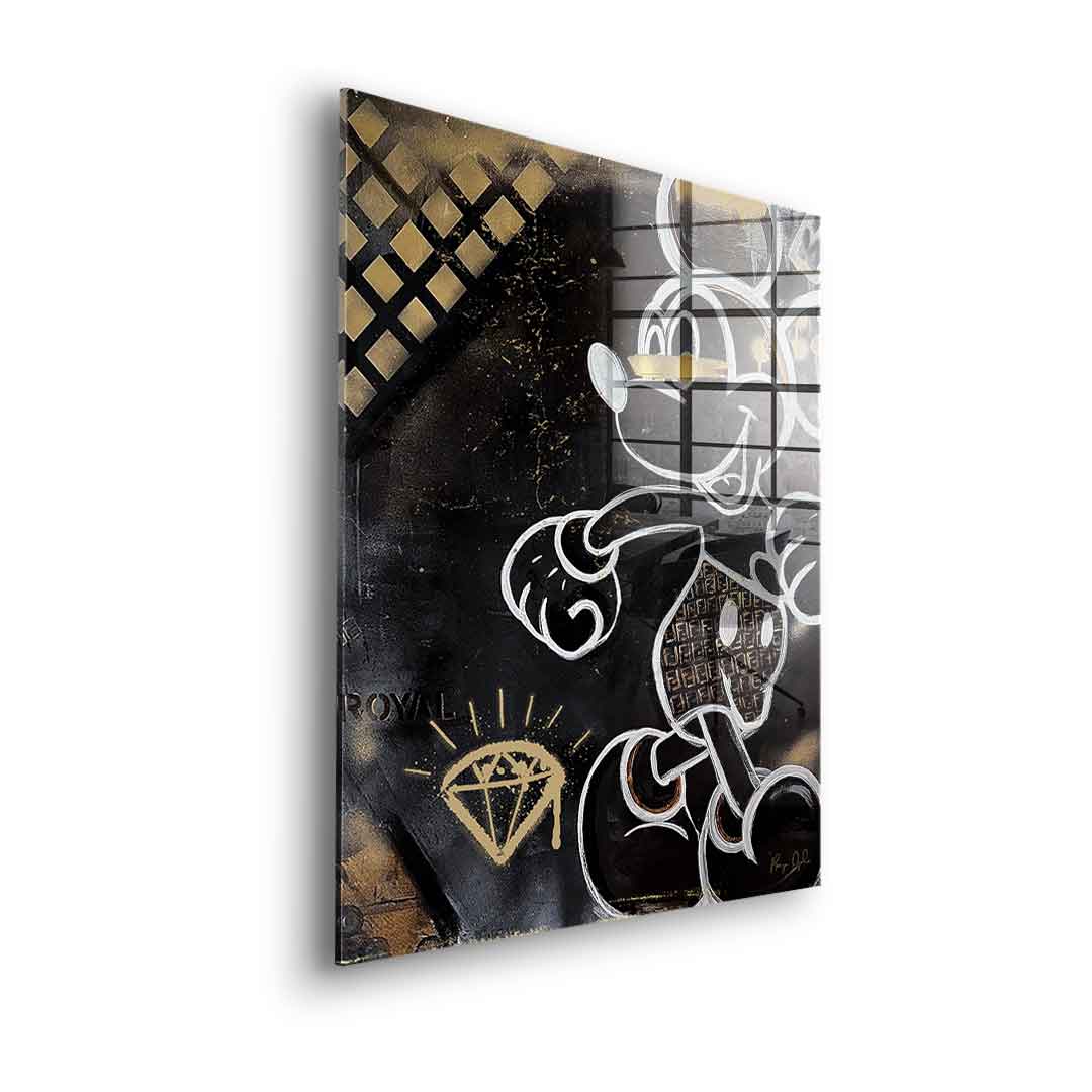 Gold Walk - Acrylic glass