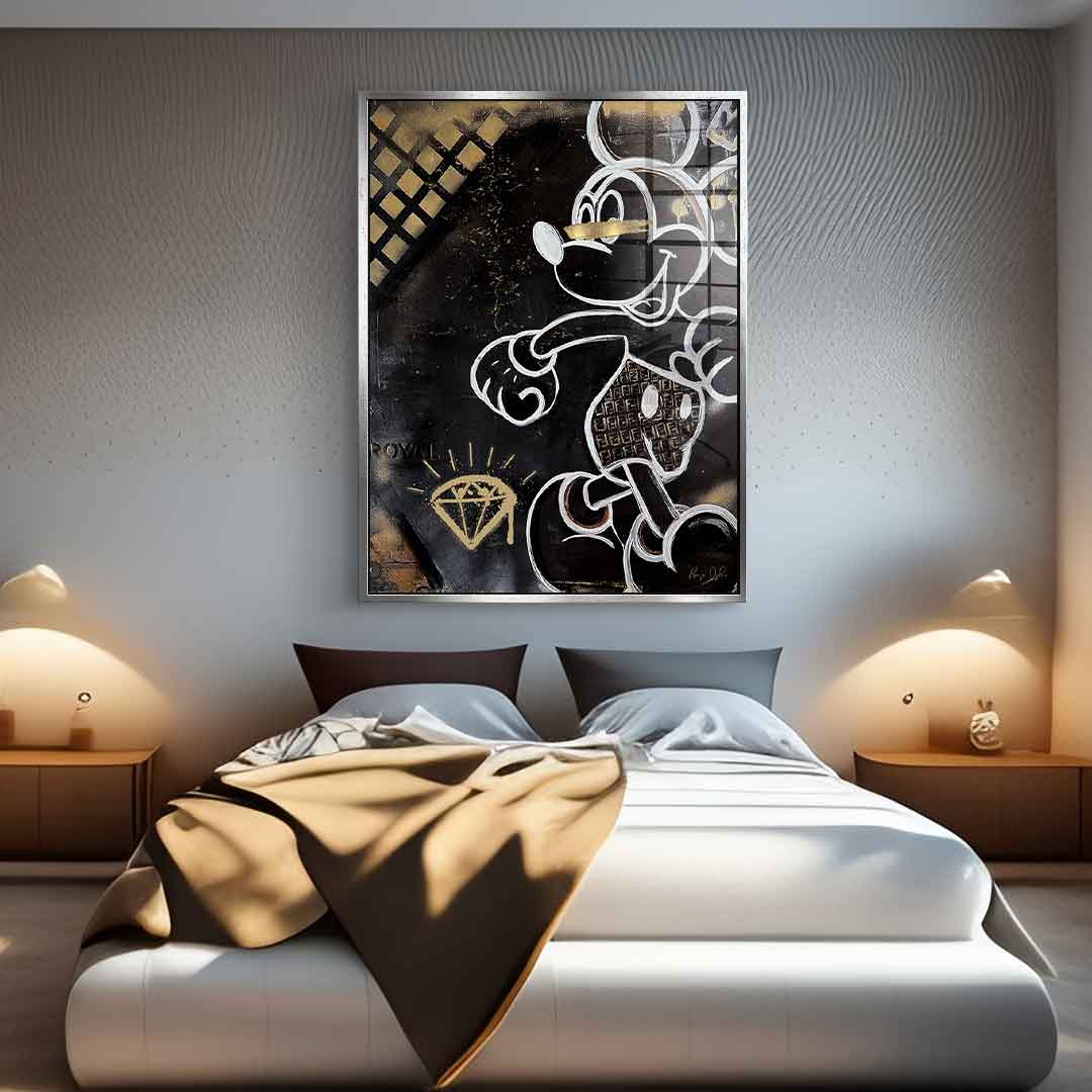 Gold Walk - Acrylic glass