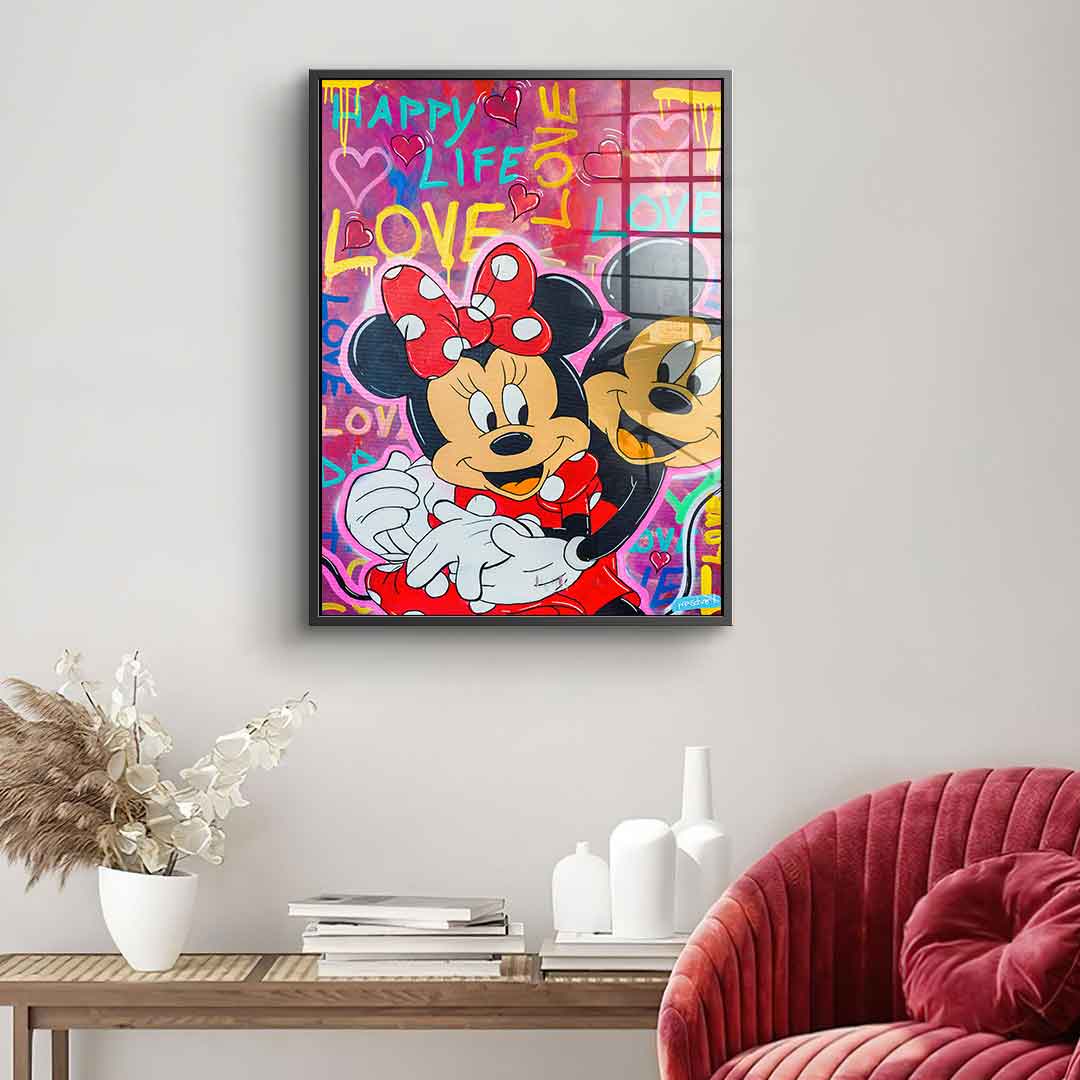 Happy Life - Acrylglas