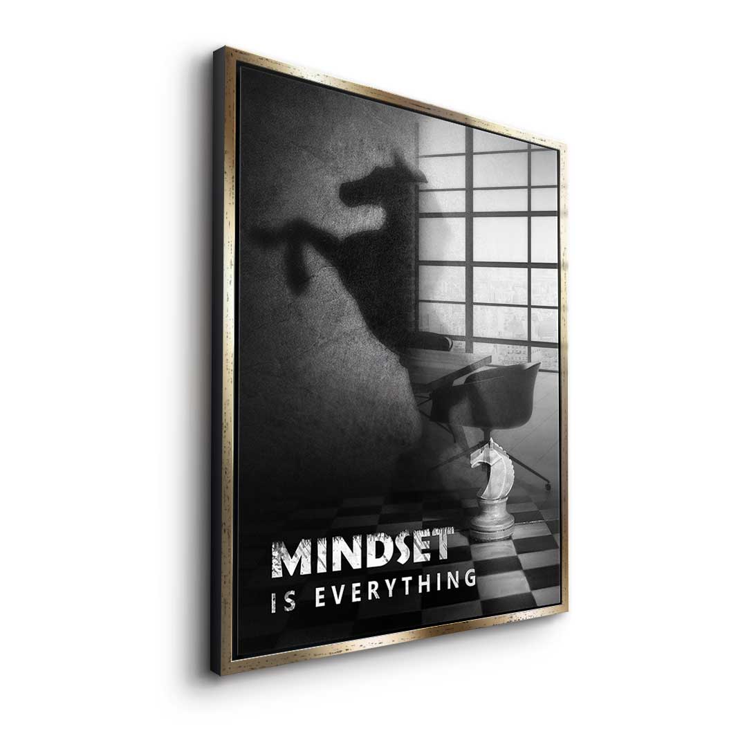 Mindset is everything #schach - acrylic glass