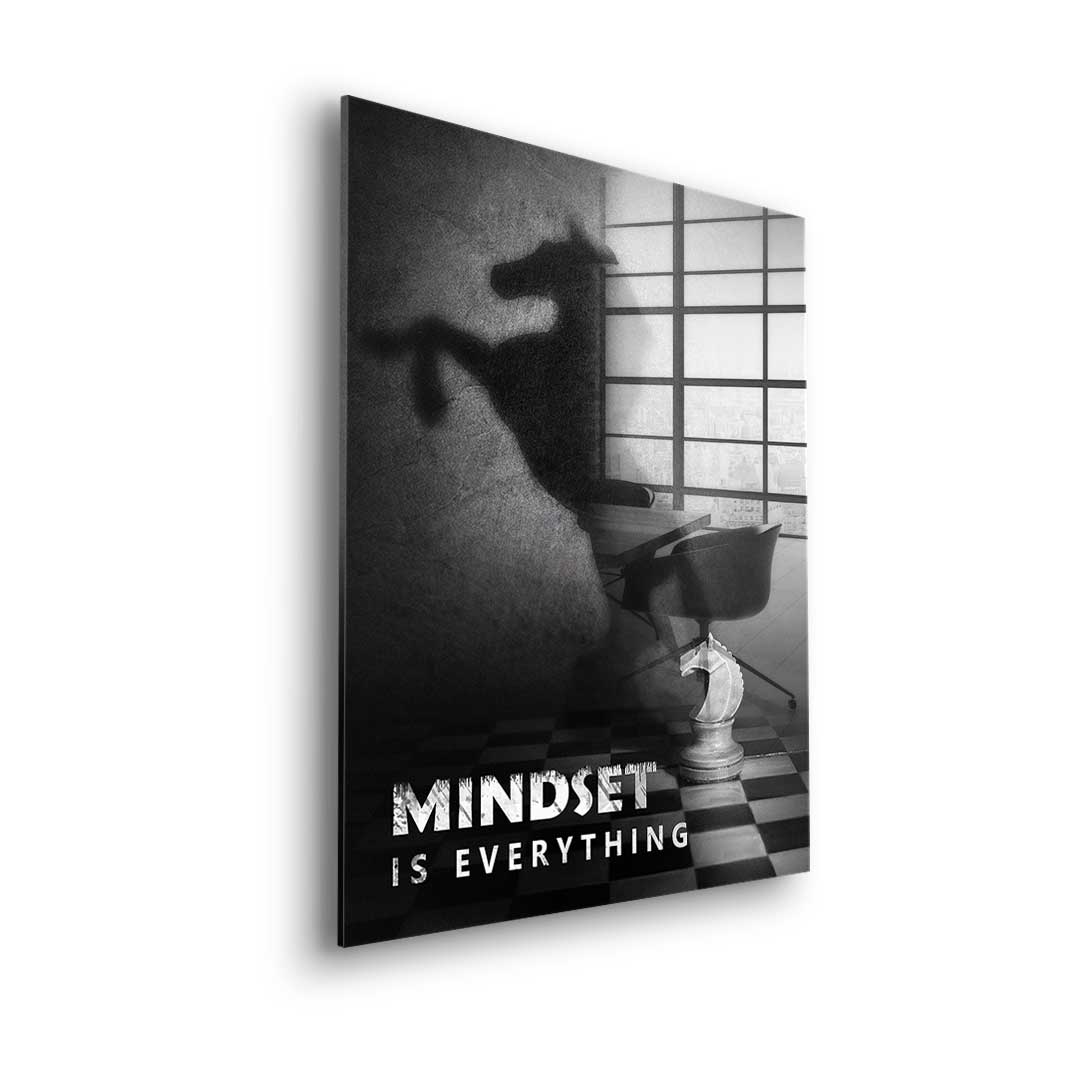 Mindset is everything #schach - acrylic glass