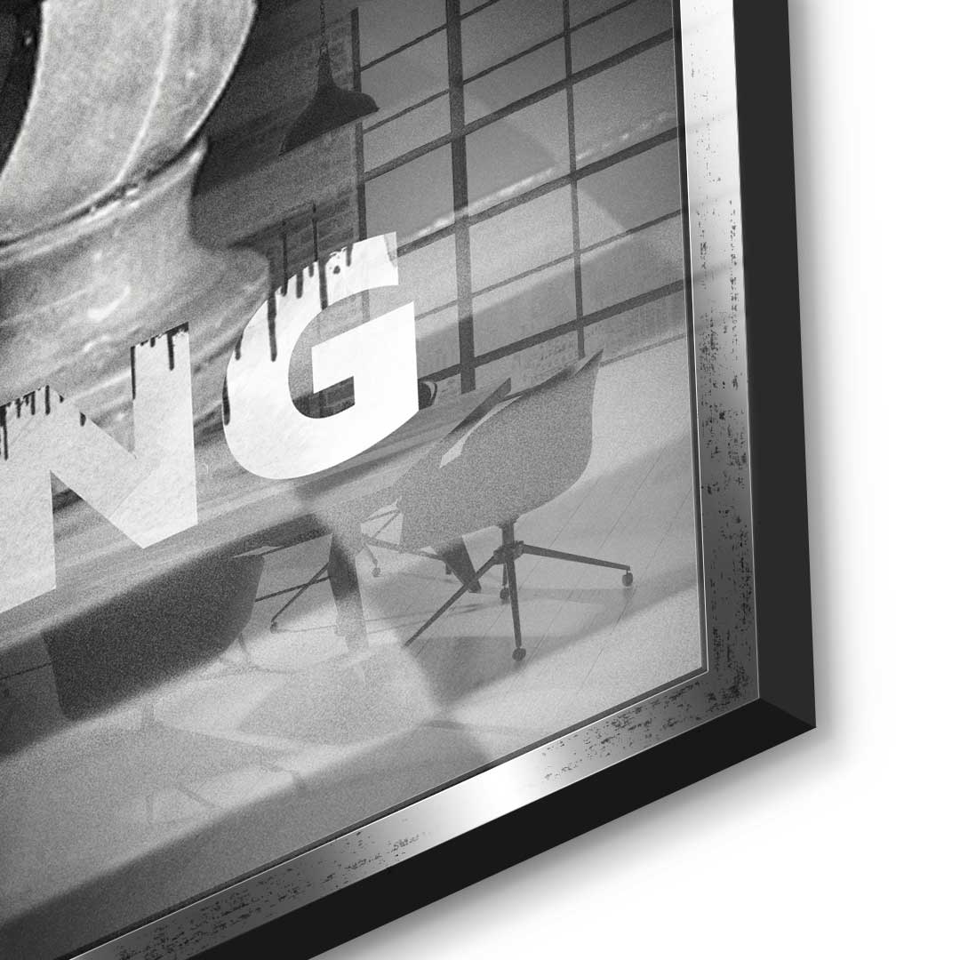 Mindset is everything #Schach - Acrylglas