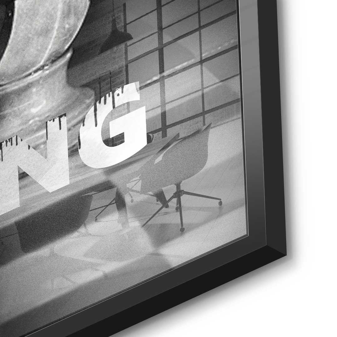 Mindset is everything #Schach - Acrylglas