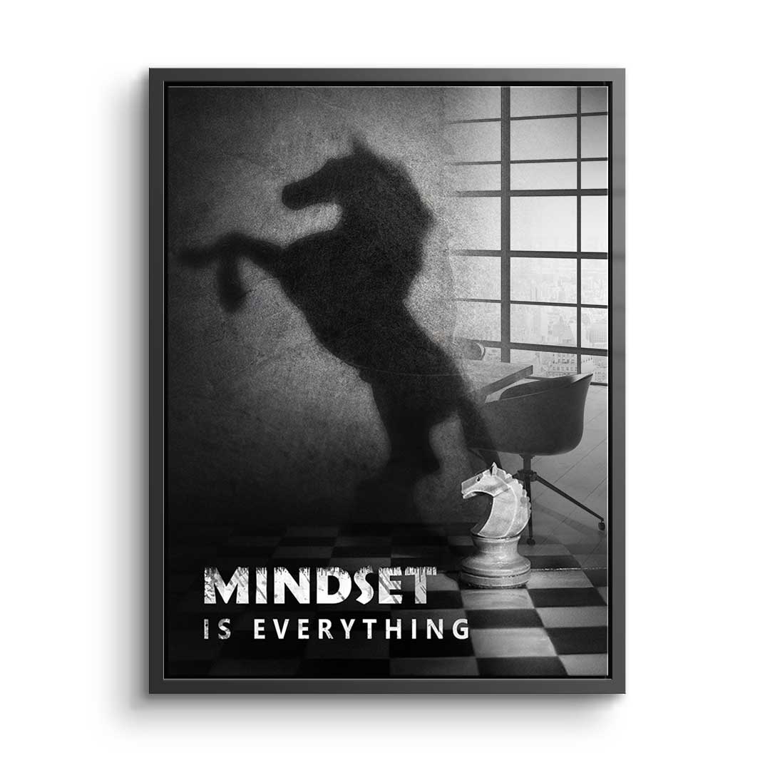 Mindset is everything #schach - acrylic glass