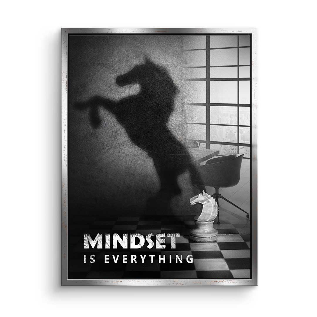 Mindset is everything #schach - acrylic glass