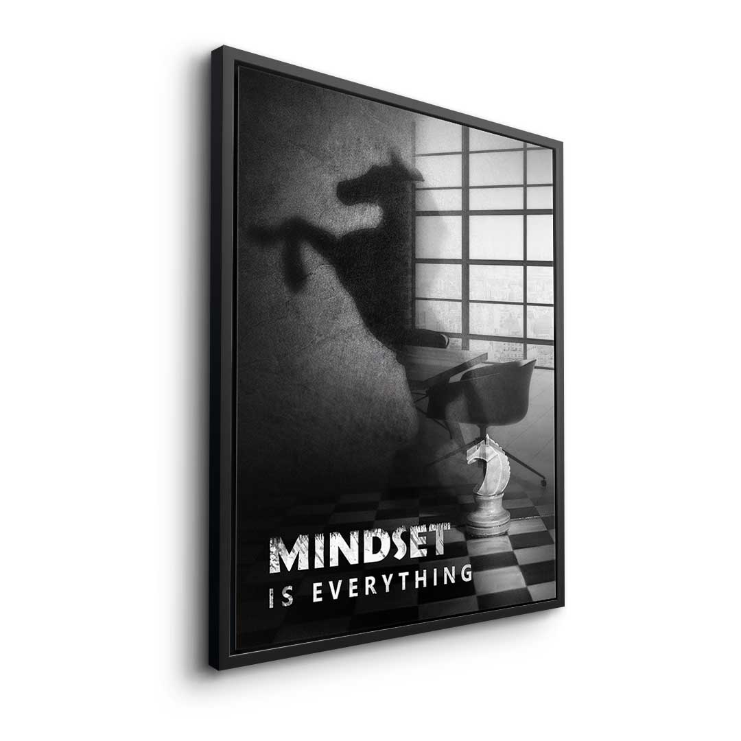 Mindset is everything #Schach - Acrylglas