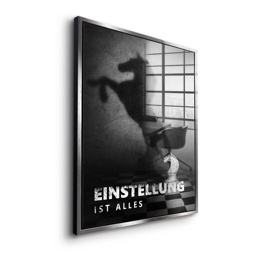 Mindset is everything #Schach - Acrylglas