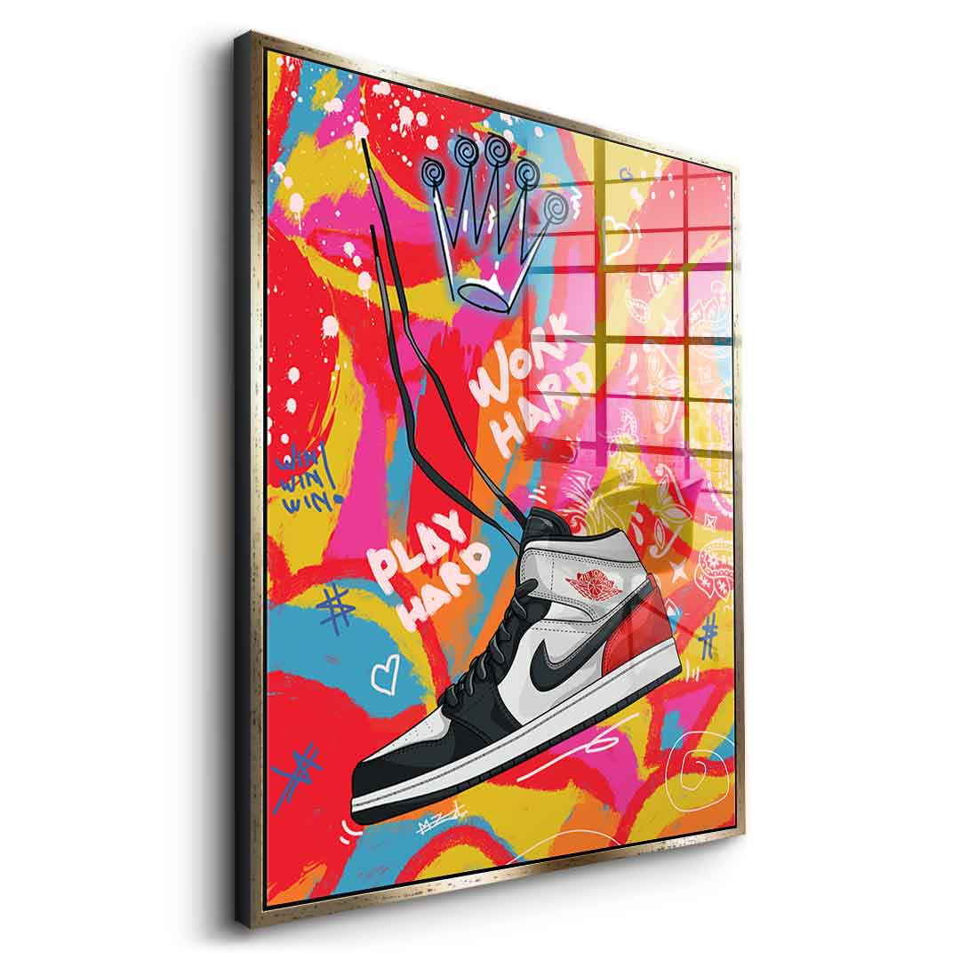 Mj Mhicago Pop Art - Acrylglas