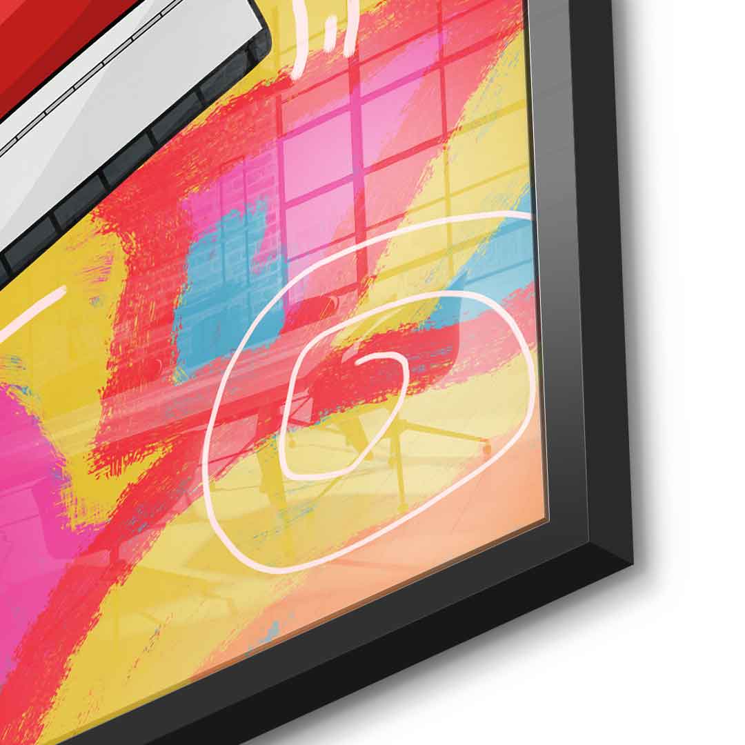 Mj Mhicago Pop Art - Acrylglas