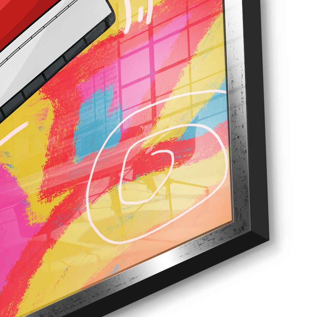 Mj Mhicago Pop Art - Acrylglas