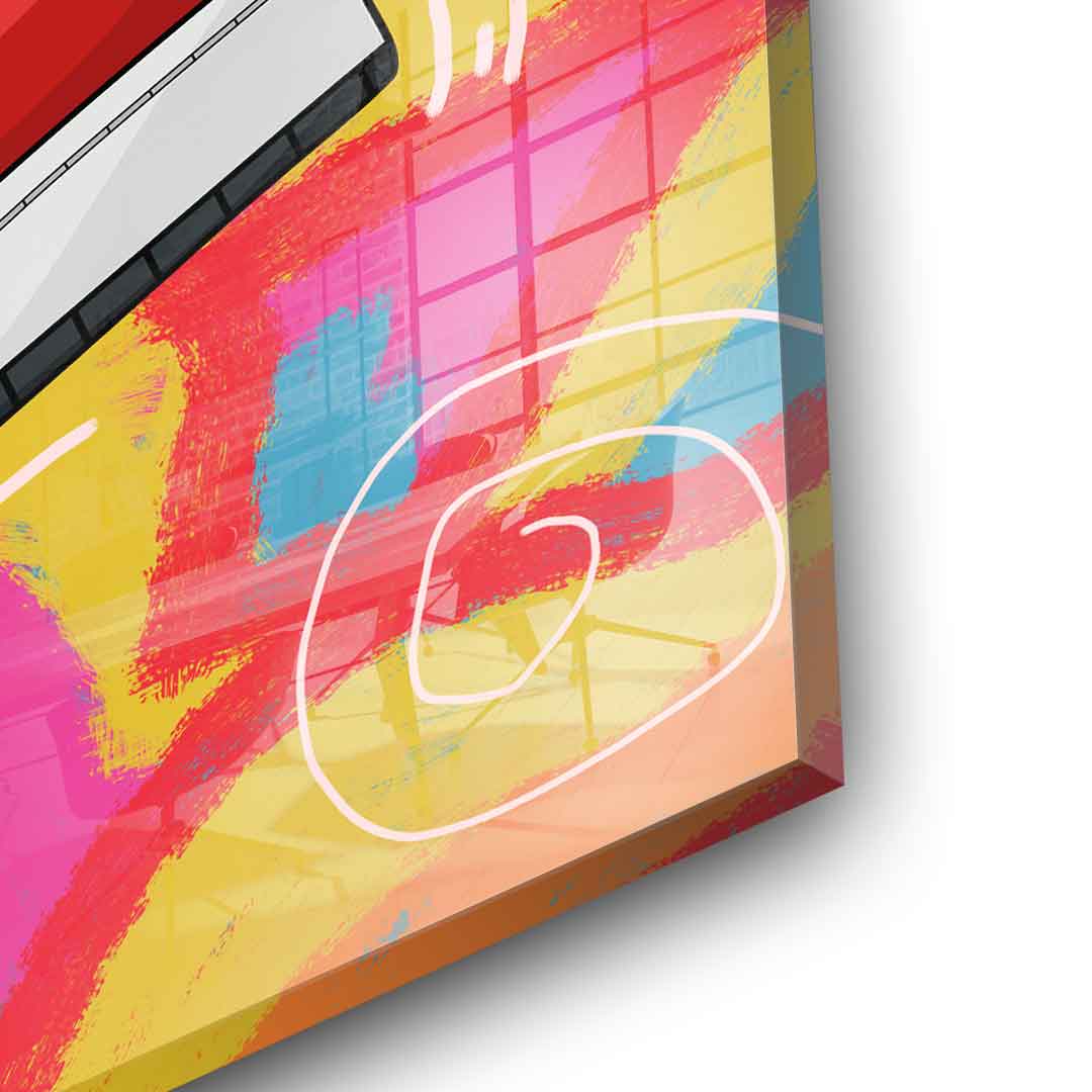 Mj Mhicago Pop Art - Acrylglas