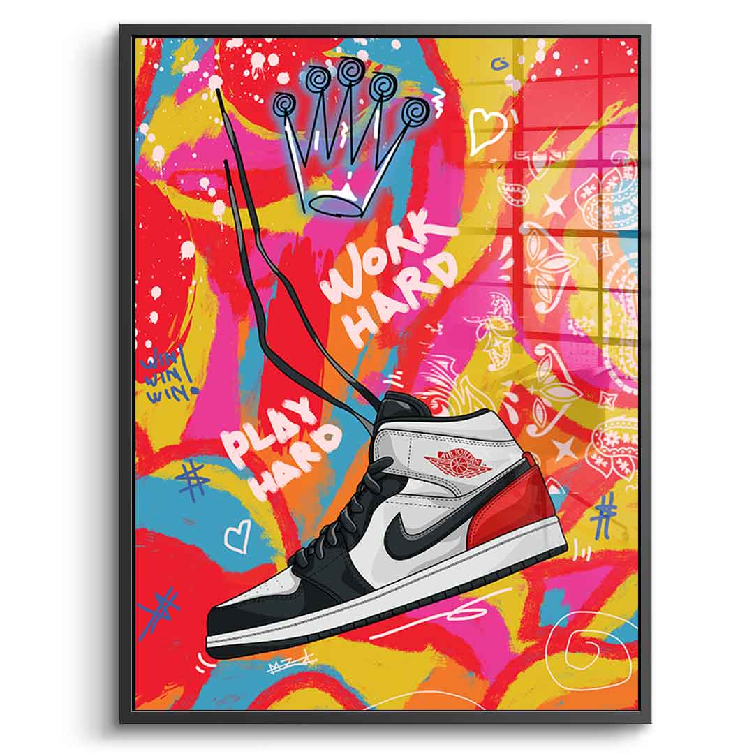 Mj Mhicago Pop Art - Acrylglas