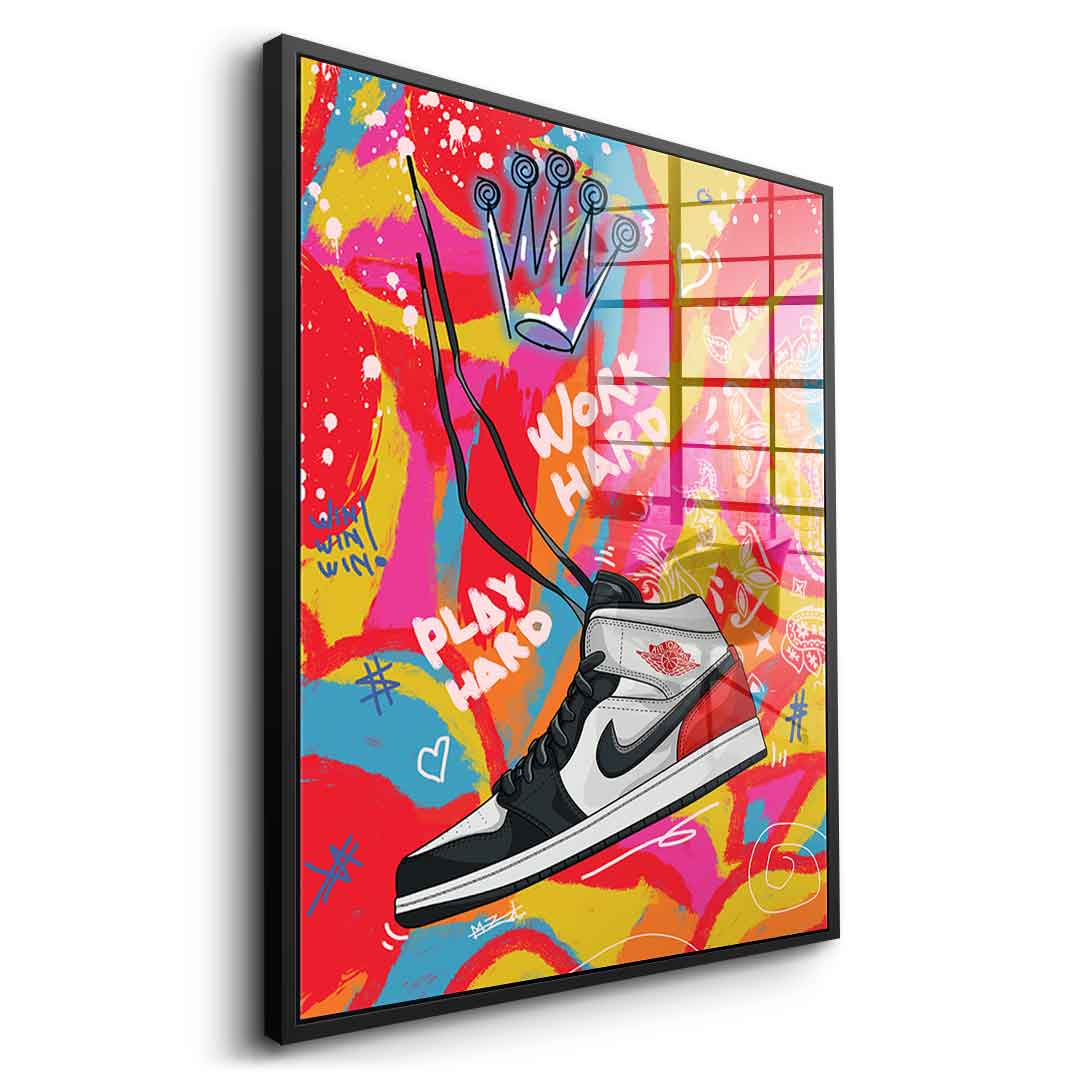 Mj Mhicago Pop Art - Acrylglas