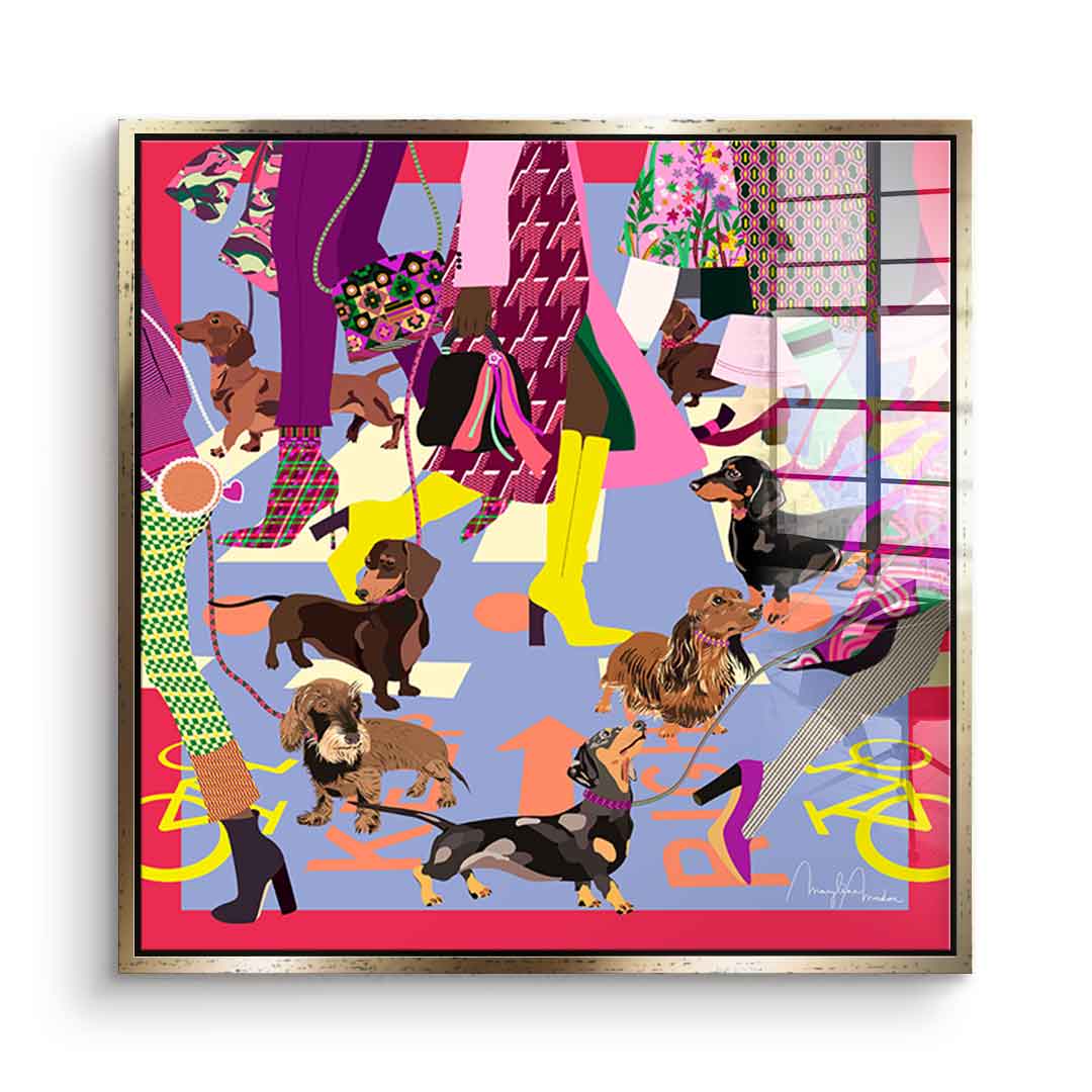 Fashion Girls doxies - acrylic glass