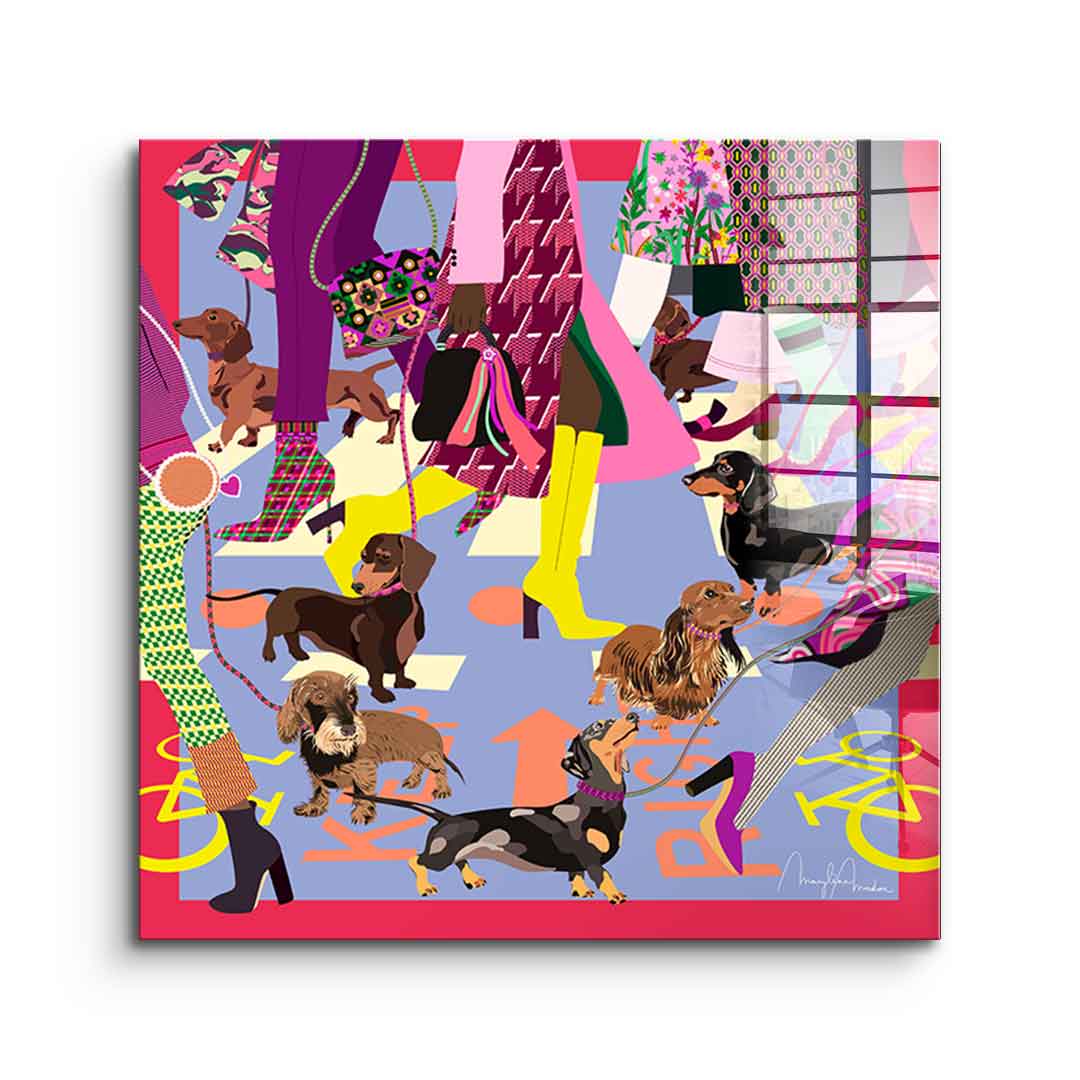 Fashion Girls doxies - acrylic glass