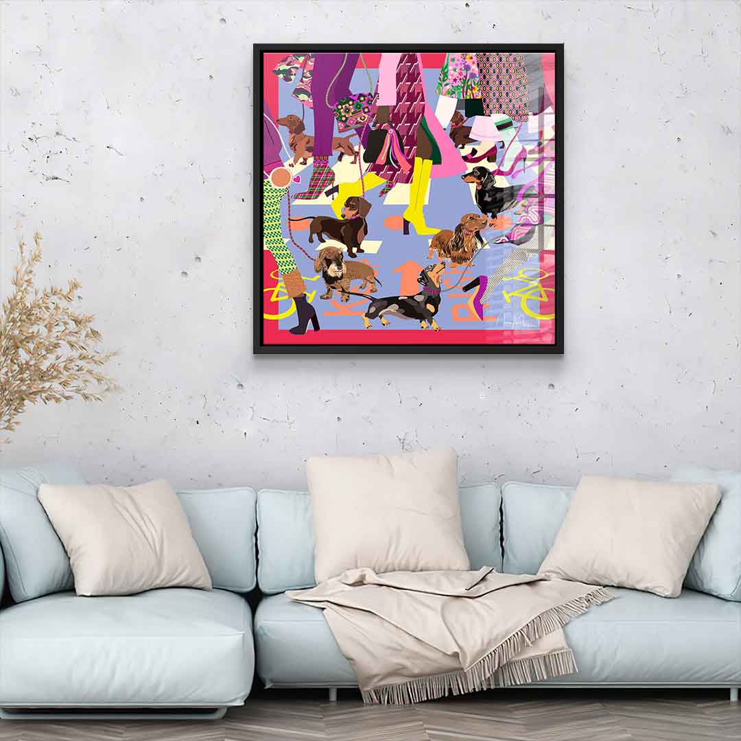 Fashion Girls doxies - acrylic glass