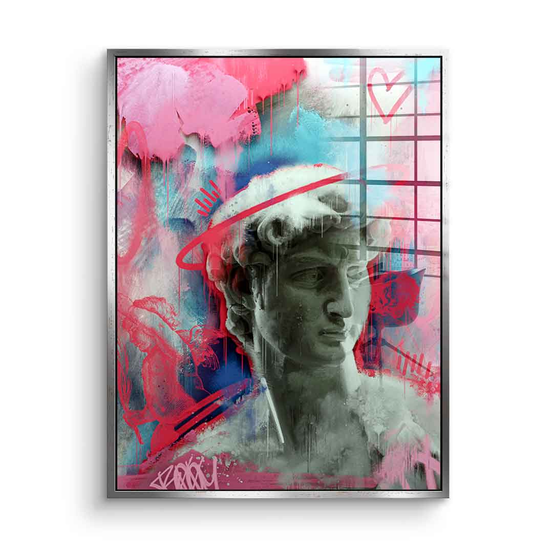 Modern david - acrylic glass