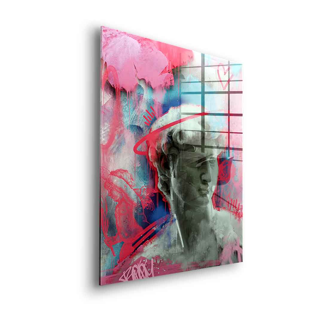 Modern david - acrylic glass