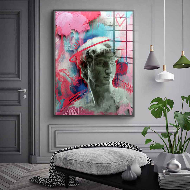 Modern david - acrylic glass