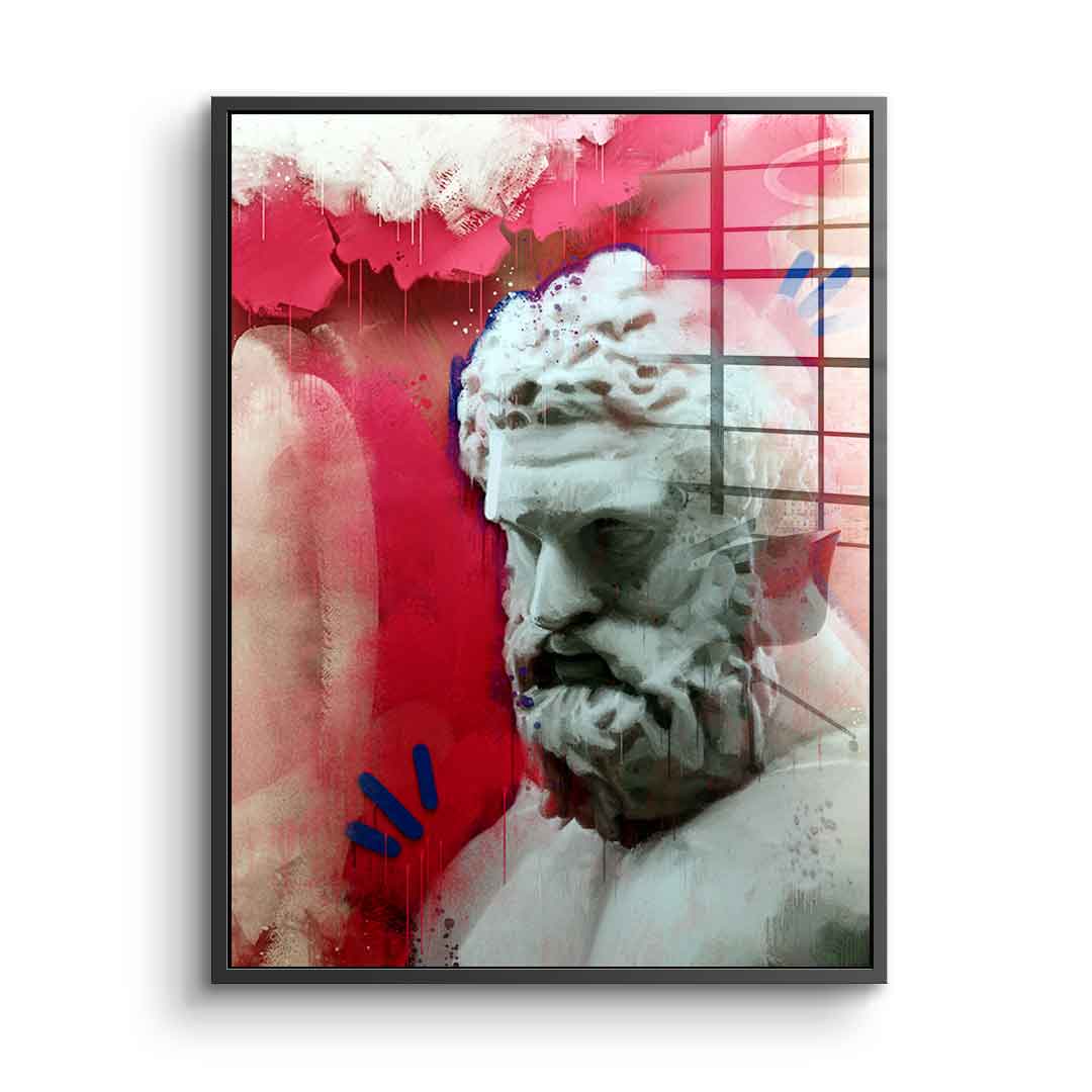 Modern hero - acrylic glass