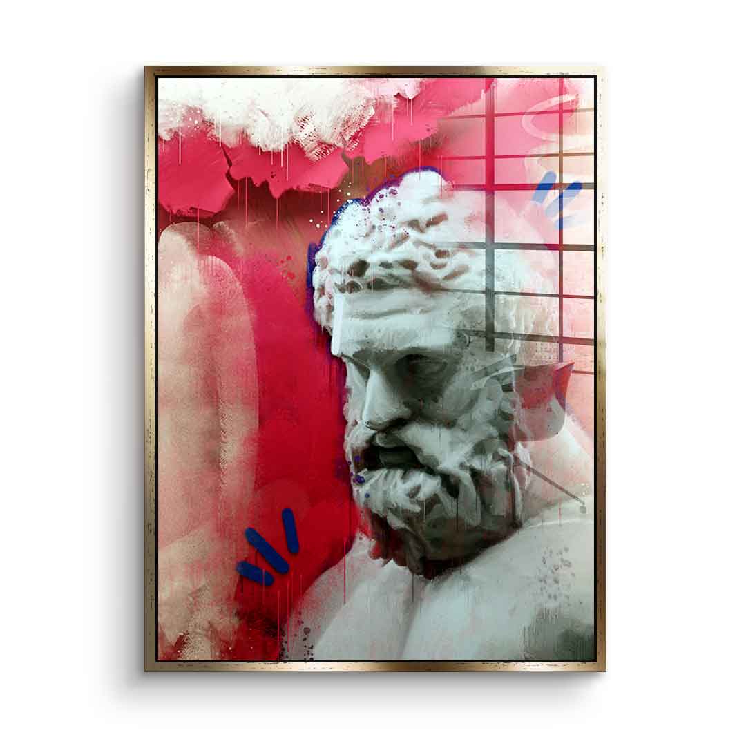 Modern hero - acrylic glass