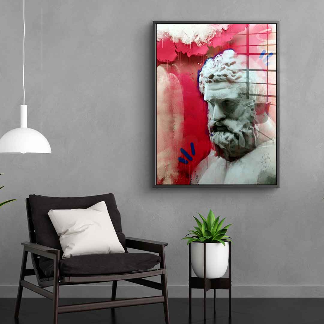 Modern hero - acrylic glass