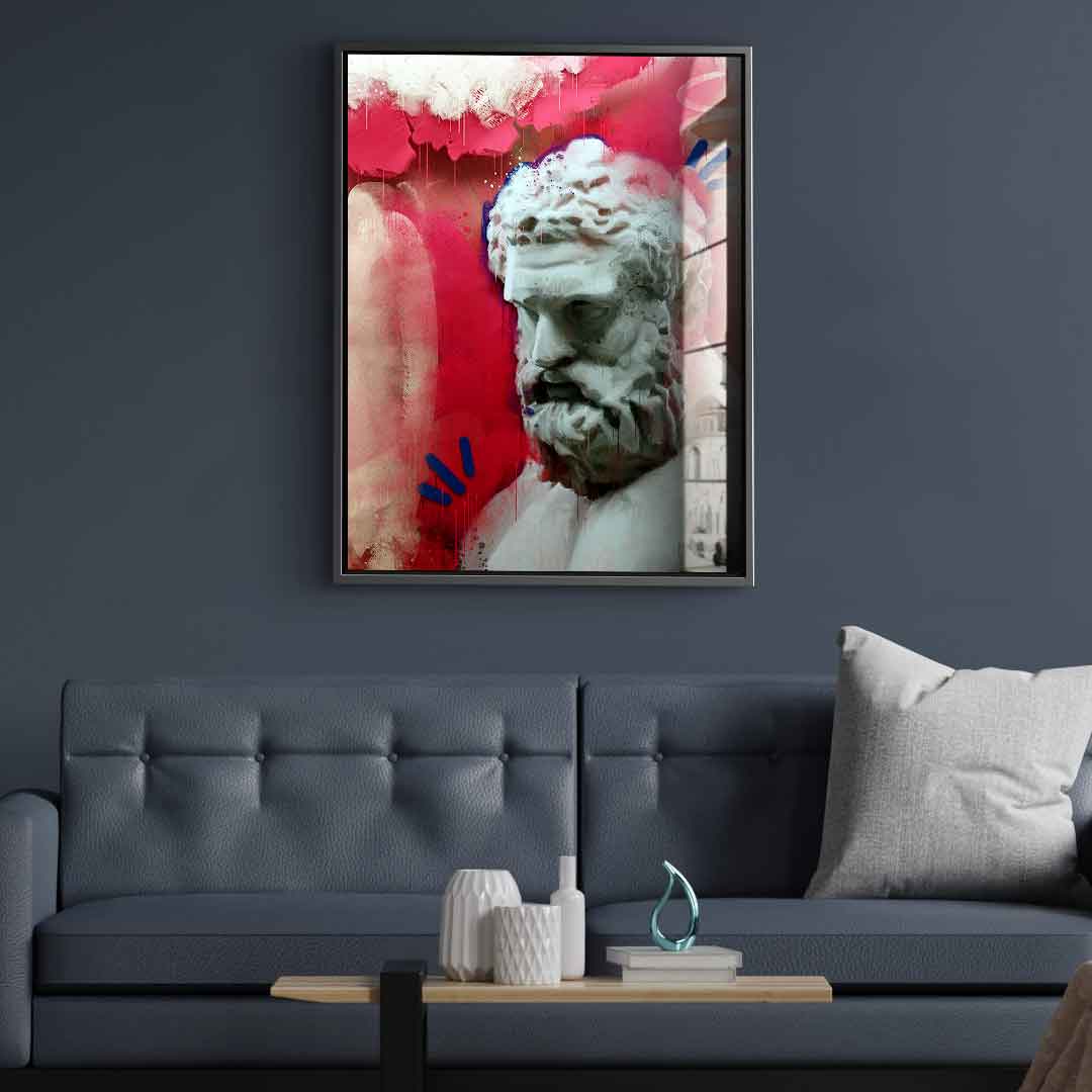 Modern hero - acrylic glass