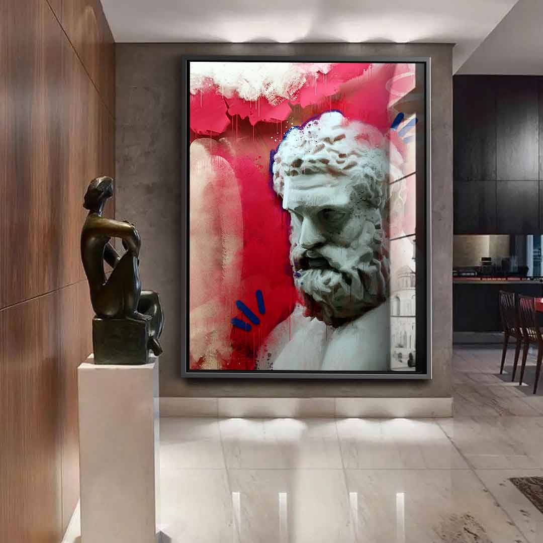Modern hero - acrylic glass