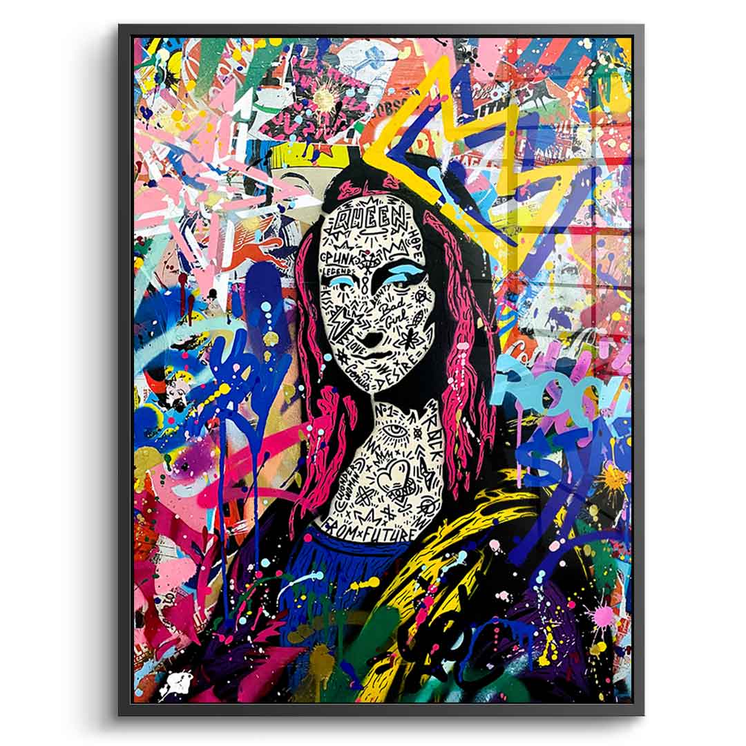 QUEEN MONA OK - Acrylglas
