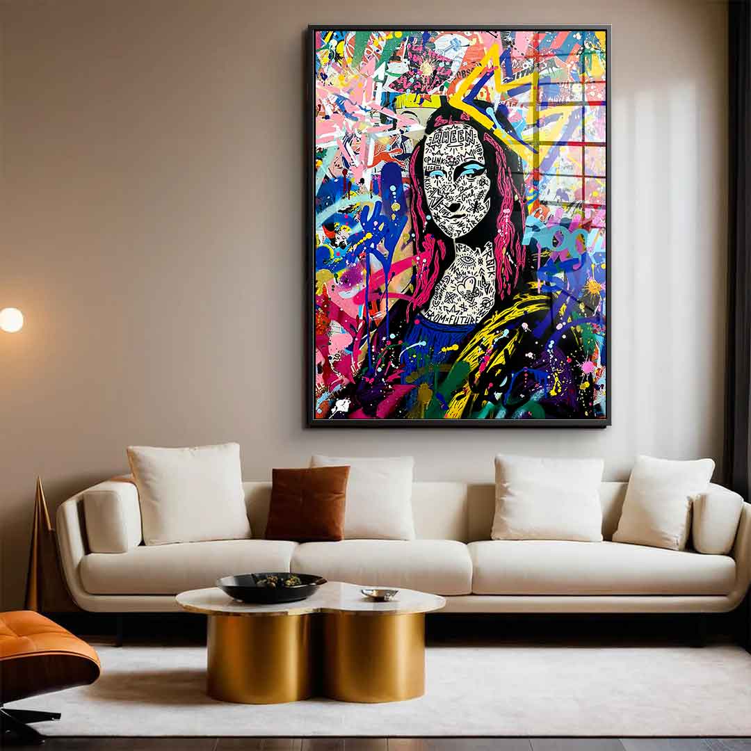 QUEEN MONA OK - Acrylglas
